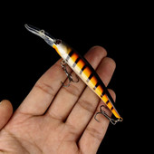 12cm 10g Minnow Bandits kalapüügi vobleriga peibutis kunstlik kõva sööt trollingsööt haugi karpkala bassi landid