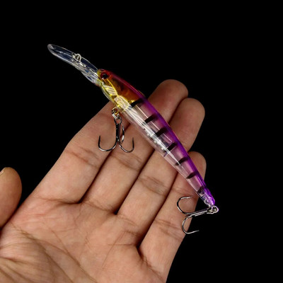 12cm 10g Minnow Bandits kalapüügi vobleriga peibutis kunstlik kõva sööt trollingsööt haugi karpkala bassi landid