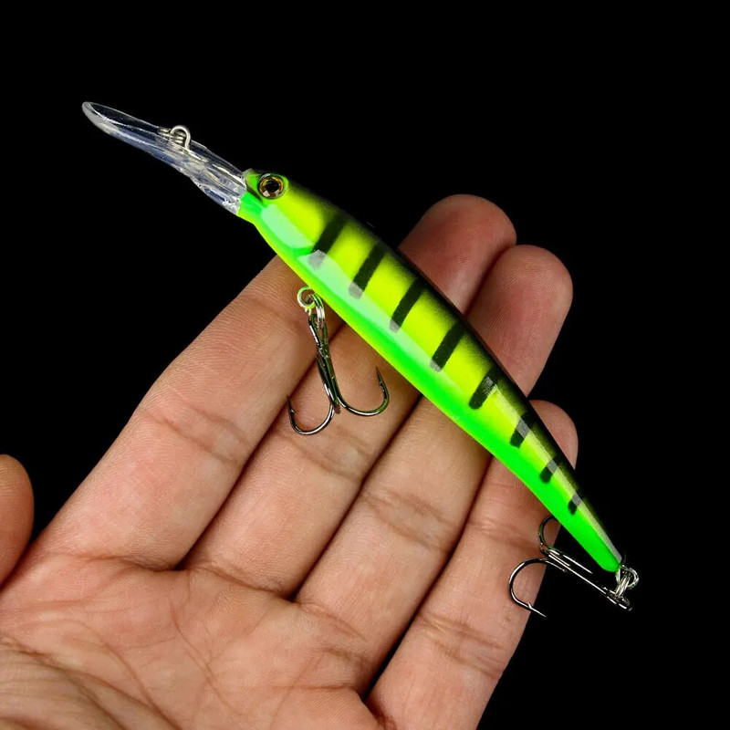 12cm 10g Minnow Bandits kalapüügi vobleriga peibutis kunstlik kõva sööt trollingsööt haugi karpkala bassi landid