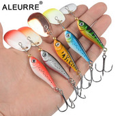 1tk pöörlev metallist VIB vibratsiooniga sööt Spinner Lusikas kalapüügi landid 12g 15g 22g rakis forell Talvepüük Hard Baits Pesca