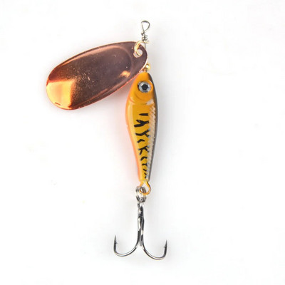 1tk pöörlev metallist VIB vibratsiooniga sööt Spinner Lusikas kalapüügi landid 12g 15g 22g rakis forell Talvepüük Hard Baits Pesca