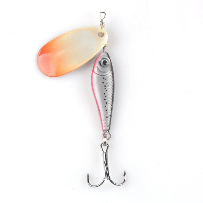 1kom Rotirajući metalni VIB vibracijski mamac Spinner Spoon Ribolovni mamci 12g 15g 22g Jigovi Pastrve Zimski ribolov Tvrdi mamci Pribor Pesca