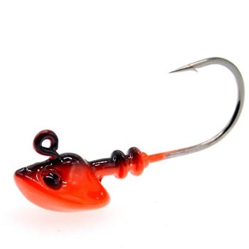 WHYY Lead Hook 7g/10g/14g/21g/28g Luya Hook Sea Fishing Binocular Hook Fishing Supplies Fishhooks Pesca Fishing Jigs Jig Head