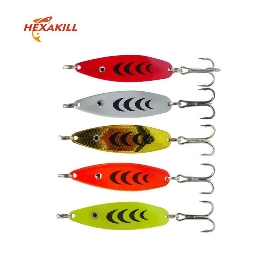 Trout Spoon Fishing Lures spinner bait Wobblers Jig Lures