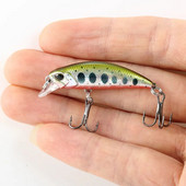 Kuum 38mm 3,2G mini Jaapani mudel uppuv Minnow kalapüügi landid Jerkbaits Peche kunstsöödaga vobler forell-ahvenkarpkala jaoks