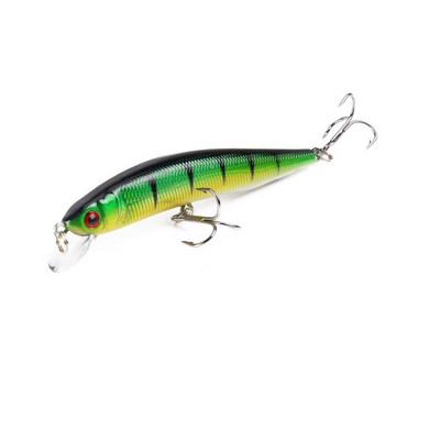 Peldošs Minnow makšķerēšanas māneklis 10cm 8g 3D Eyes Crankbait vobleri mākslīgās plastmasas cietās ēsmas bass līdakas Jerkbait makšķerēšanas piederumi