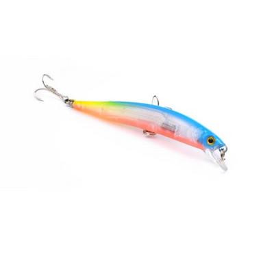 Peldošs Minnow makšķerēšanas māneklis 10cm 8g 3D Eyes Crankbait vobleri mākslīgās plastmasas cietās ēsmas bass līdakas Jerkbait makšķerēšanas piederumi