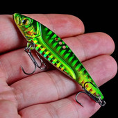 1tk VIB Lure 3D Eyes Pliiats 5g 7g 15g 17g 20g Tasakaalustaja Lusikas Spinner Maalimine Kalastuslant Kõva söödaga kalastustarbed Treble Hook