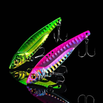 1 бр. VIB Lure 3D Eyes Pencil 5g 7g 15g 17g 20g Балансираща лъжица Spinner Рисуване Риболовна примамка Риболовни принадлежности с твърда стръв Висока кука
