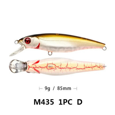 Νέα άφιξη: Floating Minnow Lures with Lifelike Belly Cracks - 8,5cm/9,6g Fishing Lures Combo Fishing Lure Set for Fishing