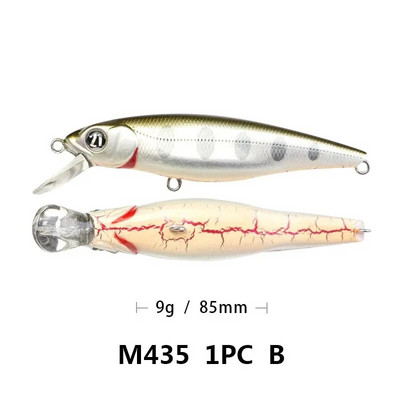 Νέα άφιξη: Floating Minnow Lures with Lifelike Belly Cracks - 8,5cm/9,6g Fishing Lures Combo Fishing Lure Set for Fishing