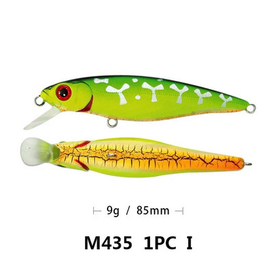 Νέα άφιξη: Floating Minnow Lures with Lifelike Belly Cracks - 8,5cm/9,6g Fishing Lures Combo Fishing Lure Set for Fishing