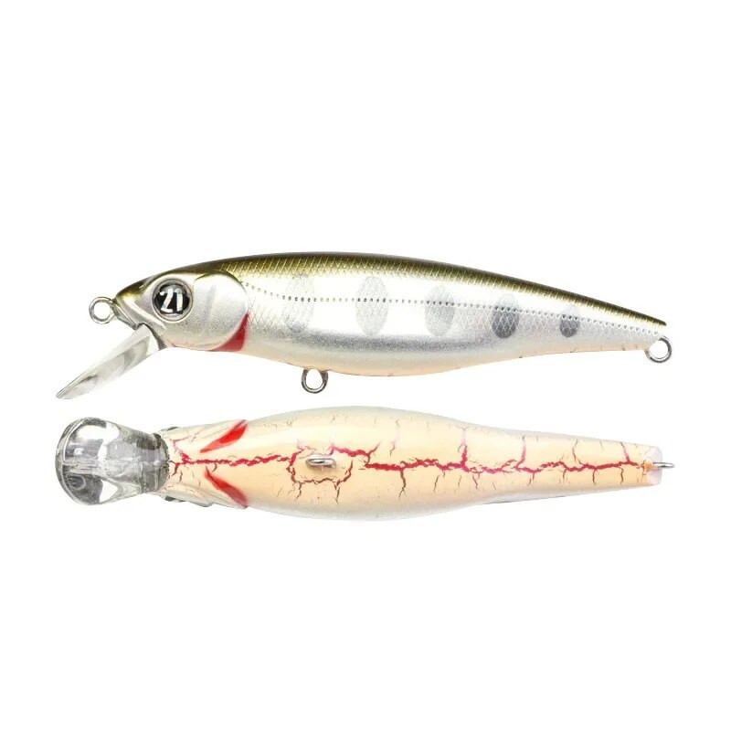 Νέα άφιξη: Floating Minnow Lures with Lifelike Belly Cracks - 8,5cm/9,6g Fishing Lures Combo Fishing Lure Set for Fishing