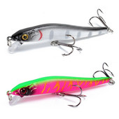 1kom Mamac za pecanje Minnow 3D oči 8,5 cm/5,8 g Crankbait vobleri Umjetni tvrdi mamac Bas Štuka Ribolov šarana Pesca