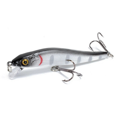 1kom Mamac za pecanje Minnow 3D oči 8,5 cm/5,8 g Crankbait vobleri Umjetni tvrdi mamac Bas Štuka Ribolov šarana Pesca