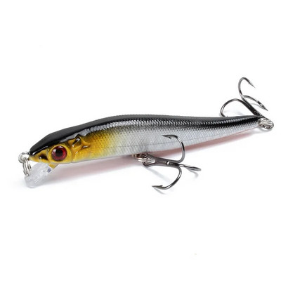 1kom Mamac za pecanje Minnow 3D oči 8,5 cm/5,8 g Crankbait vobleri Umjetni tvrdi mamac Bas Štuka Ribolov šarana Pesca
