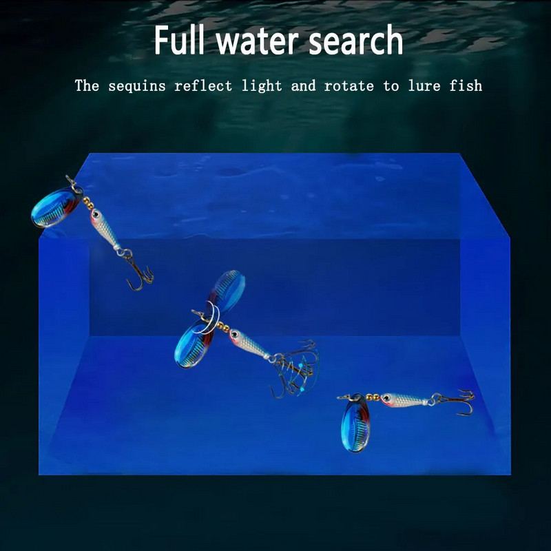 Δόλωμα ψαρέματος 2g-20g περιστρεφόμενο κουτάλι δόλωμα μεταλλικό τεχνητά δολώματα ψάρια wobbler χειμερινός πάγος ψάρεμα jig pike bass lure Αντιμετώπιση