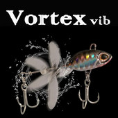 Metalni Vib mamac za ribolov Vortex Spinning 7g 10g 14g Rotirajuće šljokice Slatkovodni tvrdi mamac Vibracijski spinner Žlica za štuku