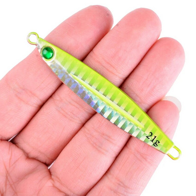 Aorace 1tk metallist valatud jigi lusikas 7g-10g-14g-17g-21g-28g-40g-60g laskmine jigging kala meriahven kalapüügi landitarbed