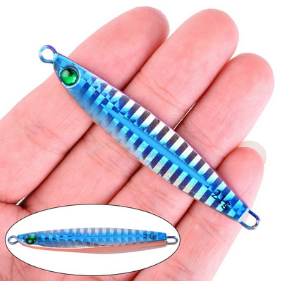 Aorace 1tk metallist valatud jigi lusikas 7g-10g-14g-17g-21g-28g-40g-60g laskmine jigging kala meriahven kalapüügi landitarbed