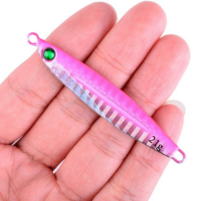 Aorace 1tk metallist valatud jigi lusikas 7g-10g-14g-17g-21g-28g-40g-60g laskmine jigging kala meriahven kalapüügi landitarbed