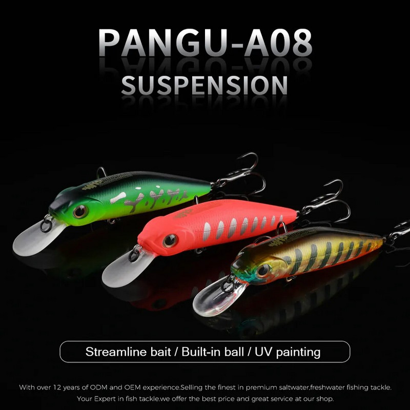 BEARKING PRO 78mm 11,3g SP Volfram kaalusüsteemiga kalapüügi landid minnow vändaga vobler kvaliteetsed kalastustarvete konksud kalastamiseks