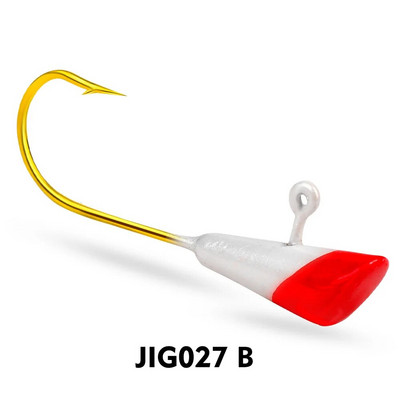 5 bucăți/lot cârlig cu cap de plumb 0,8g 1,8g 2,9g cârlig de pescuit Minnow Shad Jig cap vierme cârlig pentru bas păstrăv apă dulce apă sărată