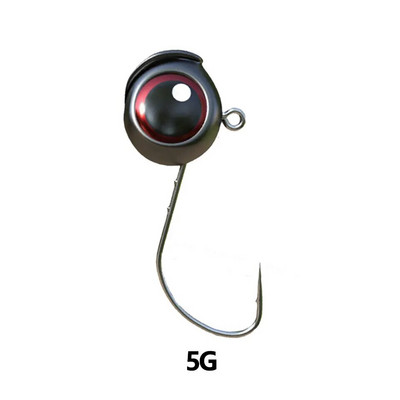 WALK FISH 10tk/partiipea konks 2,5g 3,5g 5g root Ned Rig Jig kalakonks Bionic 3D Fisheyes Jigging sööt okast ahven mandariinikala