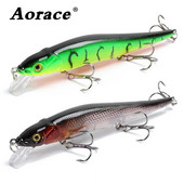 Aorace Minnow mamac za ribolov 11,5 cm 13,9 g plutajući umjetni, tvrdi mamac, bas vobler, mamci, mamac, štuka, visoki udice, oprema