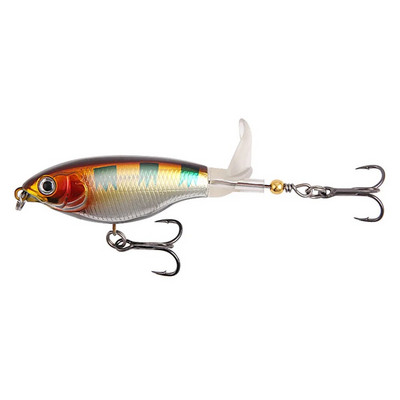 1 buc. Topwater Whopper Plopper Naluca de pescuit 6g/10g Trolling Somn Momeală tare artificială cu dispozitiv de pescuit cu coadă rotativă moale