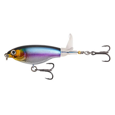 1 buc. Topwater Whopper Plopper Naluca de pescuit 6g/10g Trolling Somn Momeală tare artificială cu dispozitiv de pescuit cu coadă rotativă moale