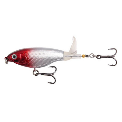 1 buc. Topwater Whopper Plopper Naluca de pescuit 6g/10g Trolling Somn Momeală tare artificială cu dispozitiv de pescuit cu coadă rotativă moale