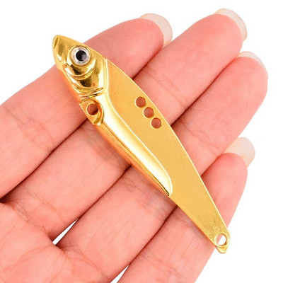 Aorace Metal Vib Blade Lure 7/10/12/14/15/18/25G uppuvad vibratsioonisöödad Vibe haugipüügiks Blue Silver Gold Pesca landid