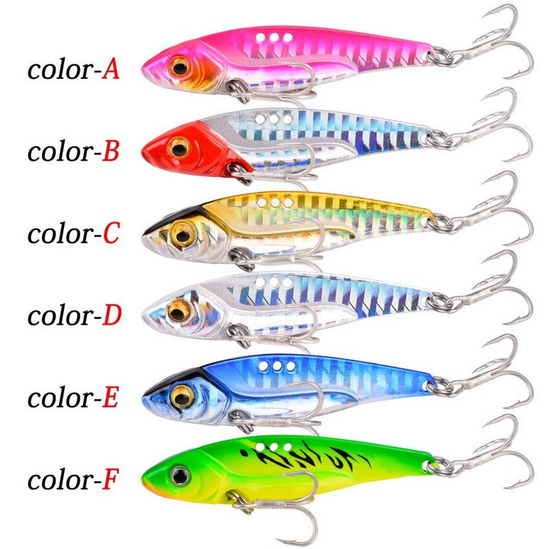 Aorace Metal Vib Blade Lure 7/10/12/14/15/18/25G uppuvad vibratsioonisöödad Vibe haugipüügiks Blue Silver Gold Pesca landid