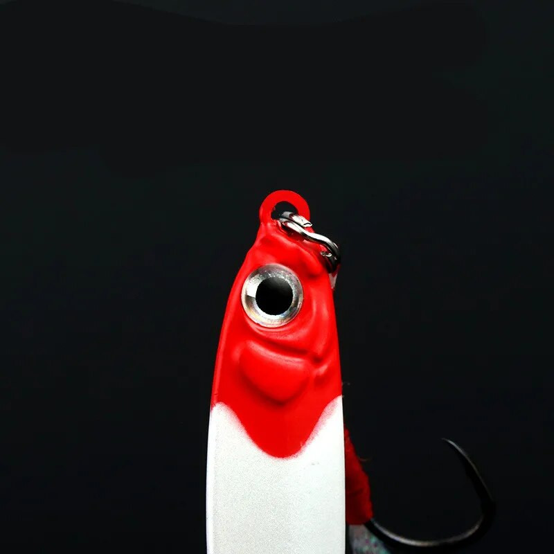 1 gab. Metāla liešanas karote 5/10/15/18/25g krasta liešana džigišana svina zivs jūras asaru zvejas vilinājums mākslīgās ēsmas piederumi