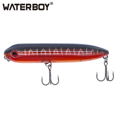 WATERBOY 11cm 13cm Doggy Walk Pencil Fishing Bait Long Casting Popper Splashing Topwater Plutajuća površina Hard Fish Lure Factory