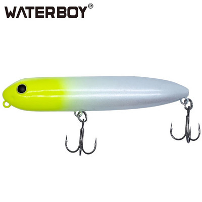 WATERBOY 11cm 13cm Doggy Walk Pencil Fishing Bait Long Casting Popper Splashing Topwater Plutajuća površina Hard Fish Lure Factory