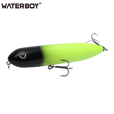 WATERBOY 11cm 13cm Doggy Walk Pencil Fishing Bait Long Casting Popper Splashing Topwater Plutajuća površina Hard Fish Lure Factory
