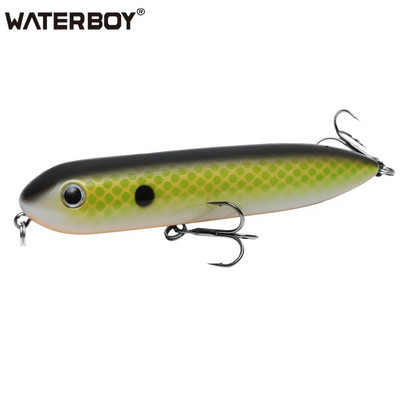WATERBOY 11cm 13cm Doggy Walk Pencil Fishing Bait Long Casting Popper Splashing Topwater Plutajuća površina Hard Fish Lure Factory