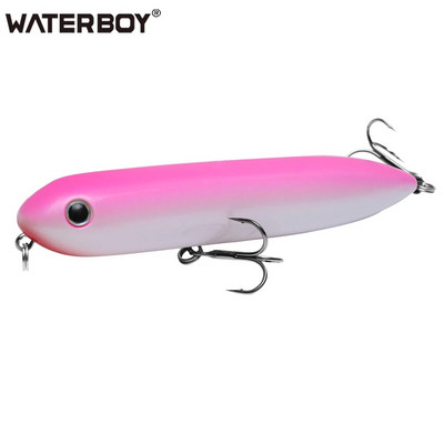 WATERBOY 11cm 13cm Doggy Walk Pencil Fishing Bait Long Casting Popper Splashing Topwater Plutajuća površina Hard Fish Lure Factory