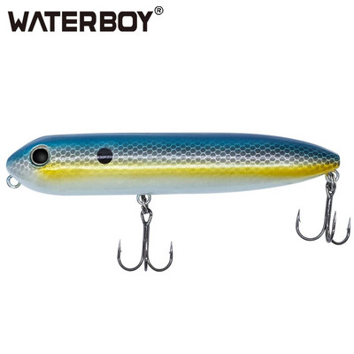 WATERBOY 11cm 13cm Doggy Walk Pencil Fishing Bait Long Casting Popper Splashing Topwater Plutajuća površina Hard Fish Lure Factory