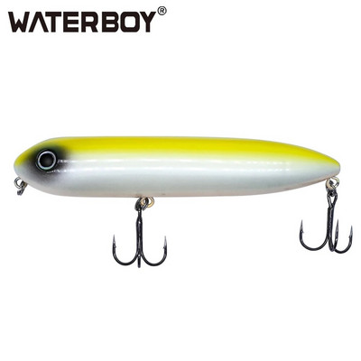WATERBOY 11cm 13cm Doggy Walk Pencil Fishing Bait Long Casting Popper Splashing Topwater Plutajuća površina Hard Fish Lure Factory