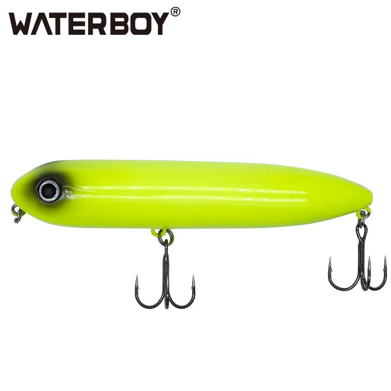 WATERBOY 11cm 13cm Doggy Walk Pencil Fishing Bait Long Casting Popper Splashing Topwater Plutajuća površina Hard Fish Lure Factory