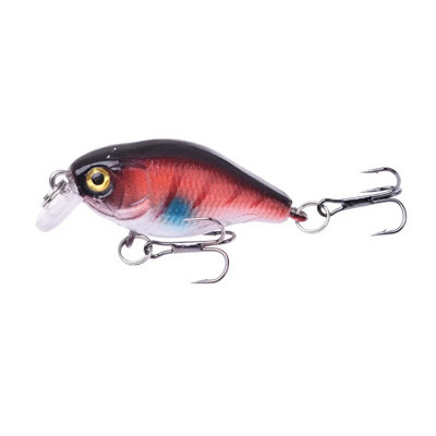 1 tk Minnow kalastuslant, 45 mm, 4,5 g, vee peal kõva söödaga voobler Jig Bait Crankbait karpkala triibuline bass Pesca tackle ujumisriistad