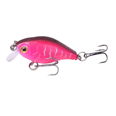 1 tk Minnow kalastuslant, 45 mm, 4,5 g, vee peal kõva söödaga voobler Jig Bait Crankbait karpkala triibuline bass Pesca tackle ujumisriistad
