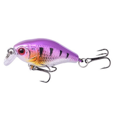 1 tk Minnow kalastuslant, 45 mm, 4,5 g, vee peal kõva söödaga voobler Jig Bait Crankbait karpkala triibuline bass Pesca tackle ujumisriistad