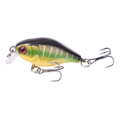 1 tk Minnow kalastuslant, 45 mm, 4,5 g, vee peal kõva söödaga voobler Jig Bait Crankbait karpkala triibuline bass Pesca tackle ujumisriistad