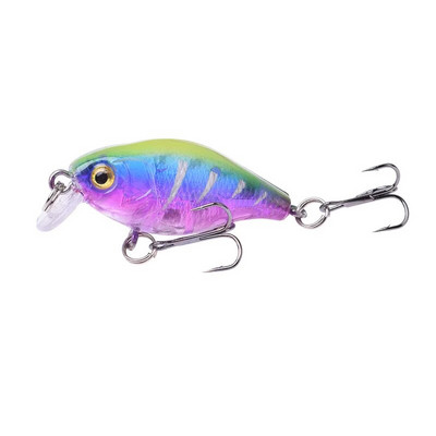 1 tk Minnow kalastuslant, 45 mm, 4,5 g, vee peal kõva söödaga voobler Jig Bait Crankbait karpkala triibuline bass Pesca tackle ujumisriistad