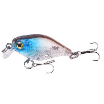 1 tk Minnow kalastuslant, 45 mm, 4,5 g, vee peal kõva söödaga voobler Jig Bait Crankbait karpkala triibuline bass Pesca tackle ujumisriistad