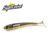 Supercontinent Swing Impact Ring Shad püügilant Pehme 8 cm/10 cm sööt Swimbait Jigging Land Kunstsöödad
